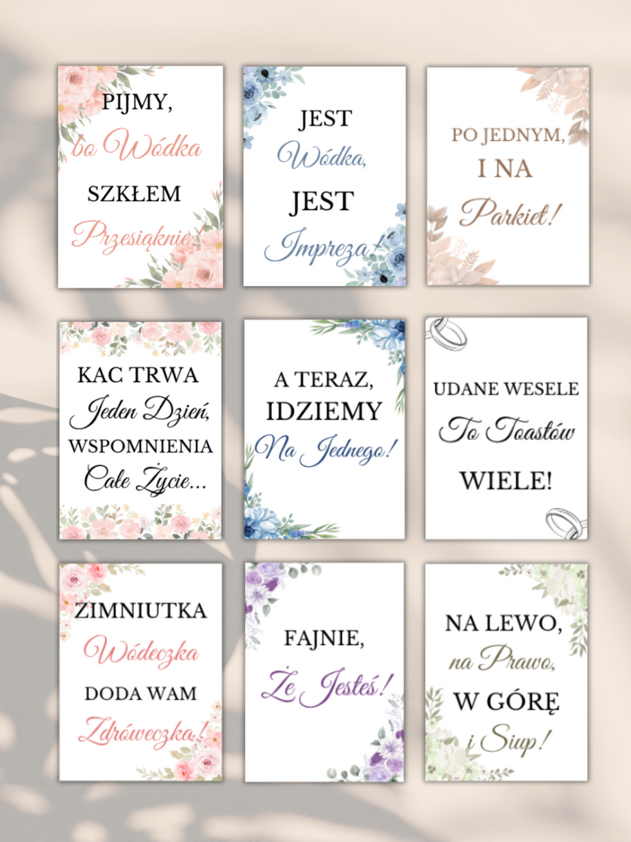 99 Zawieszek na Alkohol w Formacie PDF - Różne Kolory