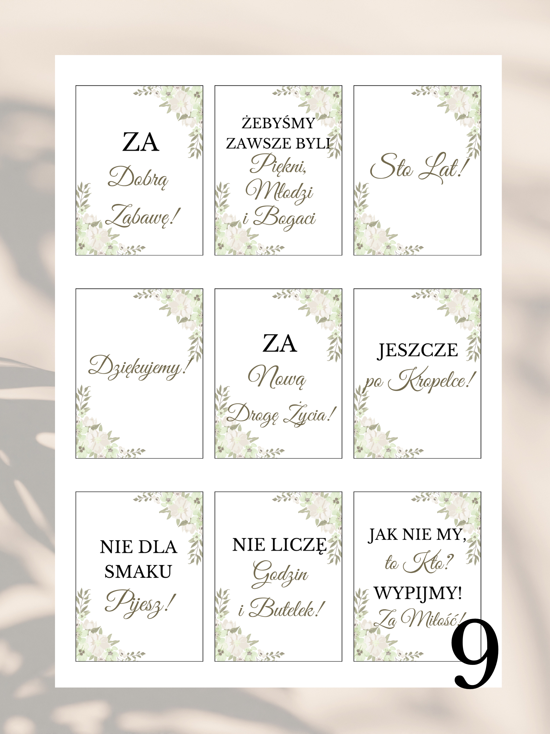 99 Zawieszek na Alkohol w Formacie PDF - Różne Kolory