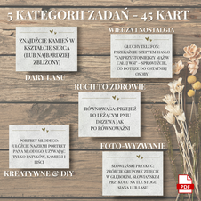 Gra na Wieczór Panieński – Panieńskie Podchody: Edycja Rustykalna (Zestaw PDF do druku) - Weselny Vibe