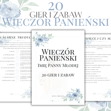 Pakiet Premium MAX: Zestaw 20 Gier i Zabaw na Wieczór Panieński + Certyfikaty i inne PRODUKT FIZYCZNY