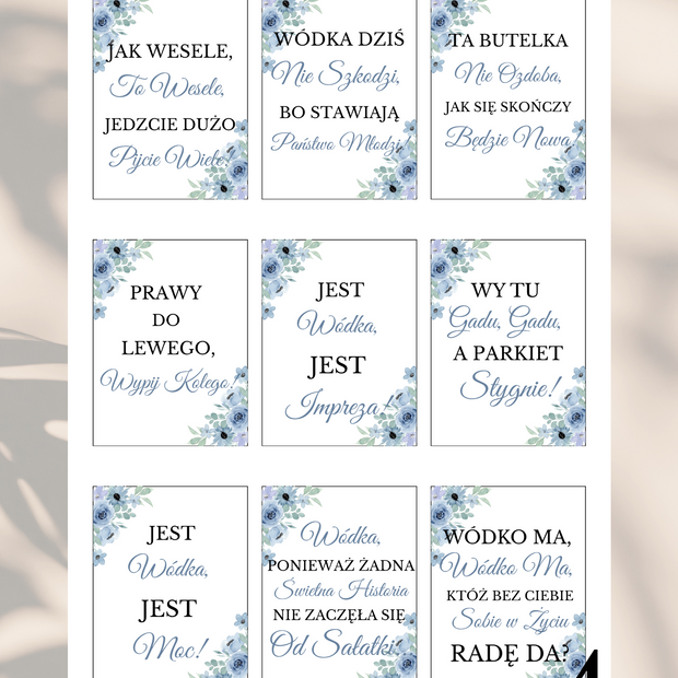 99 Zawieszek na Alkohol w Formacie PDF - Różne Kolory