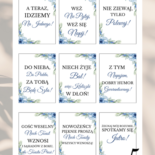 99 Zawieszek na Alkohol w Formacie PDF - Różne Kolory