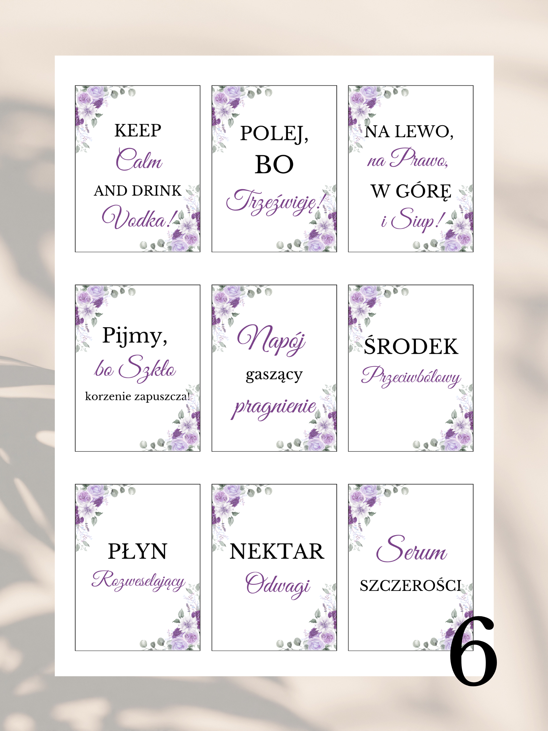 99 Zawieszek na Alkohol w Formacie PDF - Różne Kolory