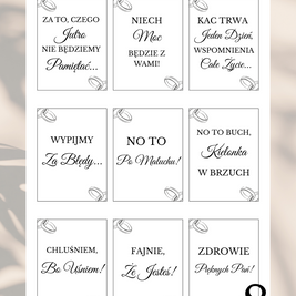 99 Zawieszek na Alkohol w Formacie PDF - Różne Kolory