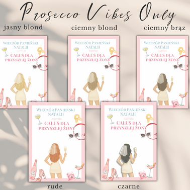 Plakat na Wieczór Panieński dla Panny Młodej – personalizowany | Kiss the Miss Goodbye