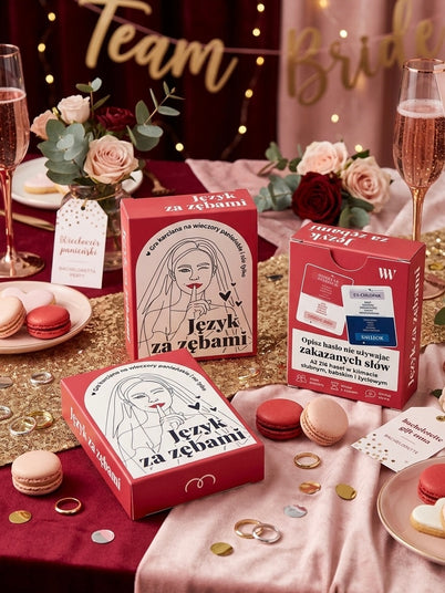 JĘZYK ZA ZĘBAMI – Imprezowa Gra Karciana na Panieński i nie tylko! - Weselny Vibe