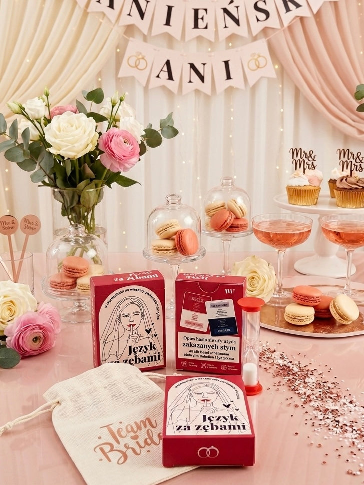 JĘZYK ZA ZĘBAMI – Imprezowa Gra Karciana na Panieński i nie tylko! - Weselny Vibe