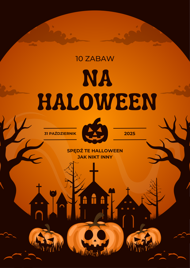 PAKIET 10 ZABAW NA HALLOWEEN - Weselny Vibe