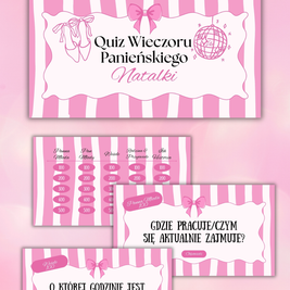 Kompletny Zestaw Świadkowej | Pakiet Cyfrowy na Panieński – Gry, Tracker, Tabu, Quiz - Weselny Vibe