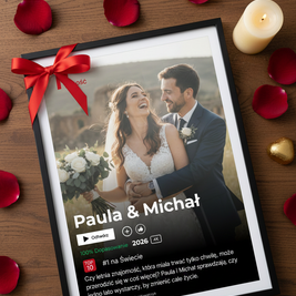 Personalizowany Plakat dla Pary 