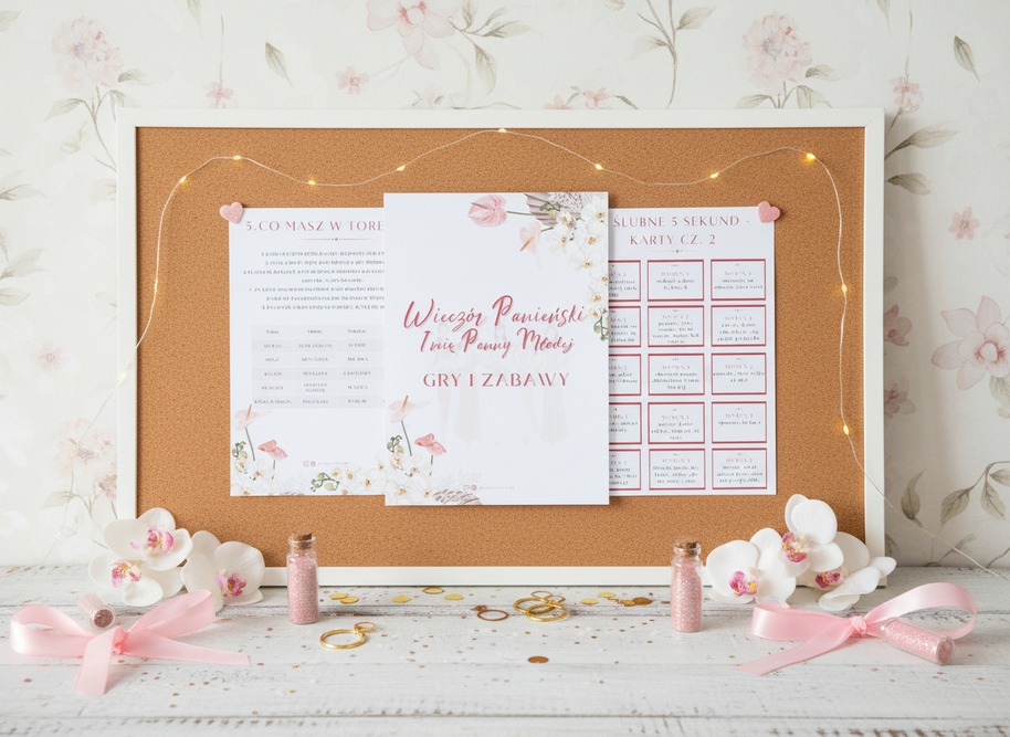 Zestaw 20 Gier i Zabaw na Wieczór Panieński PRODUKT CYFROWY