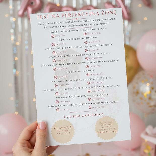 Test na Perfekcyjną Żonę w wersji PDF